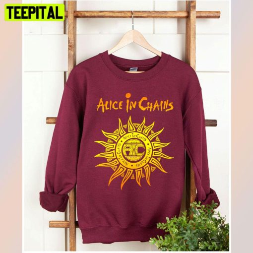 Yellow Sun In Chains Alice Unisex T-Shirt