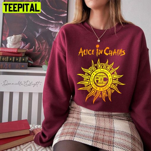 Yellow Sun In Chains Alice Unisex T-Shirt