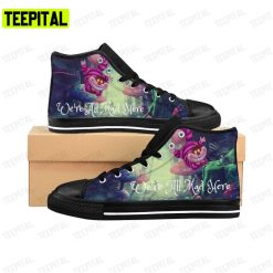 Alice In Wonderland Adults High Top Canvas Shoes