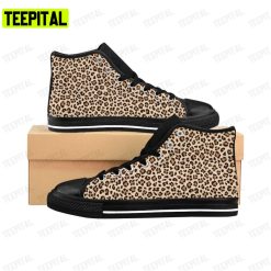 Animal Leopard Skin Adults High Top Canvas Shoes