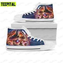 Avengers Style Adults High Top Canvas Shoes