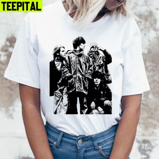 Black All Member The Stone Roses Unisex T-Shirt