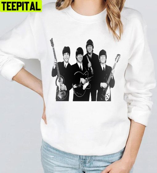 Black Band The Fab Four Unisex T-Shirt