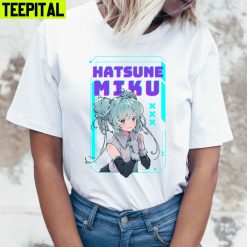 Blue Cassette Hatsune Miku Vocaloid Unisex T-Shirt