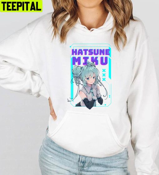 Blue Cassette Hatsune Miku Vocaloid Unisex T-Shirt