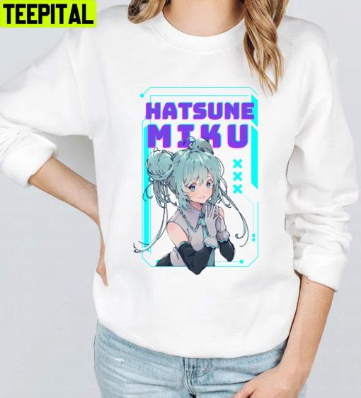 Blue Cassette Hatsune Miku Vocaloid Unisex T-Shirt