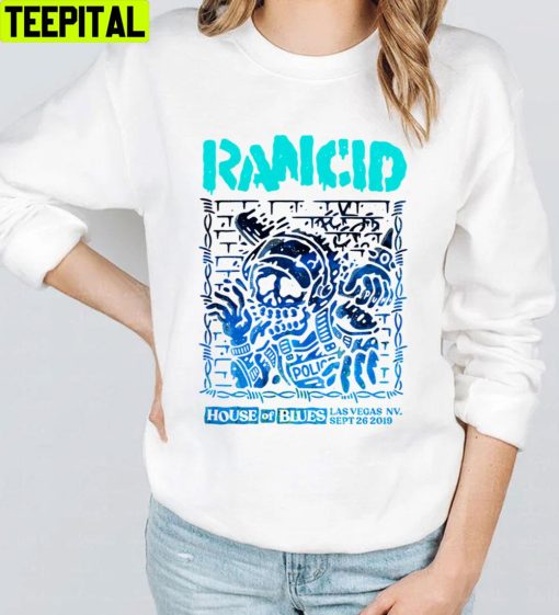 Blue Neon Rancid Unisex T-Shirt