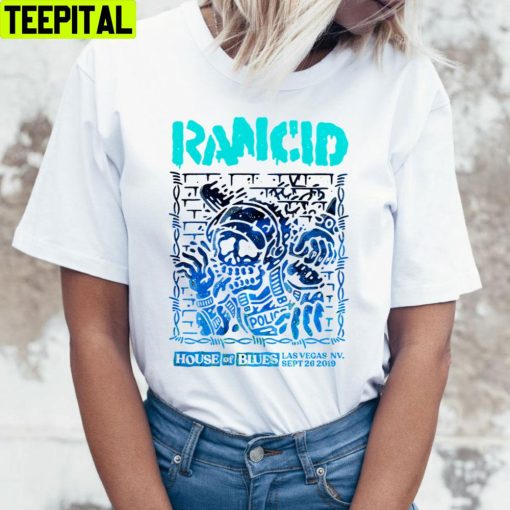 Blue Neon Rancid Unisex T-Shirt