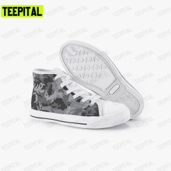Camo Adults High Top Canvas Shoes