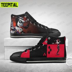Comics Harley Adults High Top Canvas Shoes