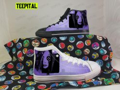 Coraline Adults High Top Canvas Shoes