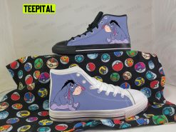 Eeyore Winnie The Pooh Adults High Top Canvas Shoes
