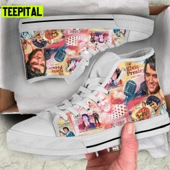 Elvis Presley Elvis Adults High Top Canvas Shoes