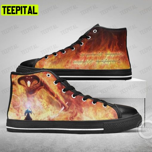 Fight Of The Wizard Adults High Top Canvas Shoes