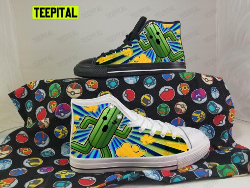 Final Fantasy Cactuar Adults High Top Canvas Shoes