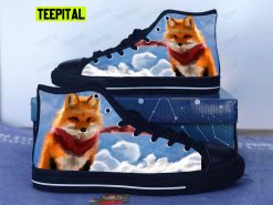 Fox Animal Lover Adults High Top Canvas Shoes