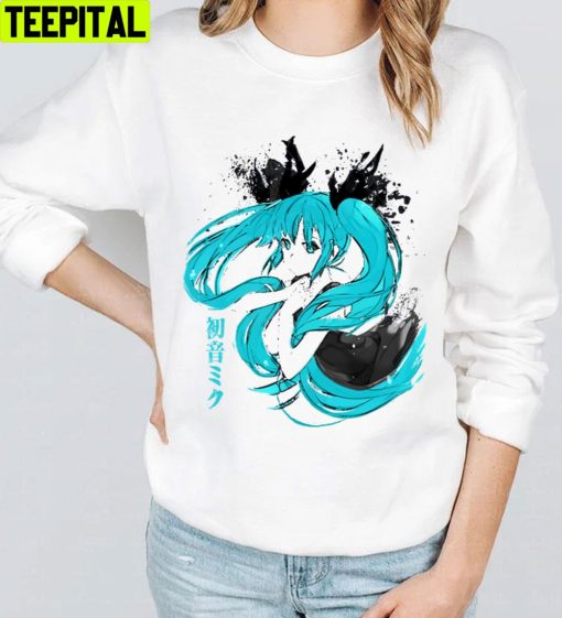 Ink Hatsune Miku Unisex T-Shirt