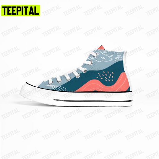 Lace Up Adults High Top Canvas Shoes