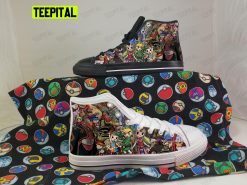 Legend Of Zelda Adults High Top Canvas Shoes