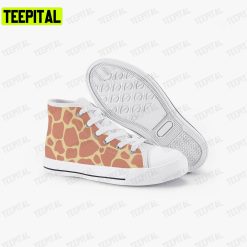 Leopard Adults High Top Canvas Shoes