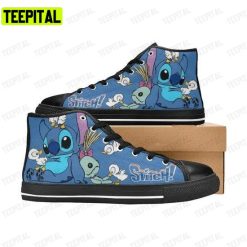 Lilo And Stitch Adults High Top Canvas Shoes