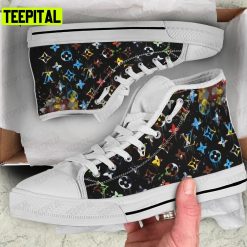 Louis Vuitton Multicolor Adults High Top Canvas Shoes