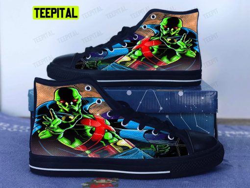 Martian Manhunter J’onn J’onzz Adults High Top Canvas Shoes