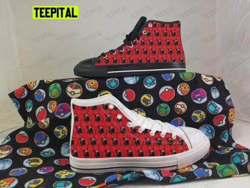 Mayor Of Halloween Town Adults High Top Canvas Shoes