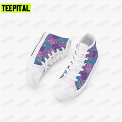 Mermaid Adults High Top Canvas Shoes