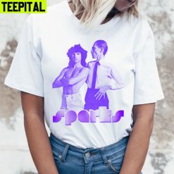 Purple Retro Big Beat Tribute Sparks Unisex T-Shirt