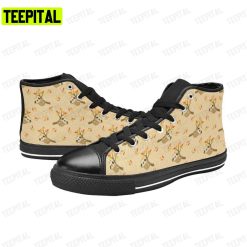 Sloth Adults High Top Canvas Shoes
