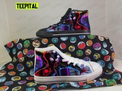 Spiderverse Spiderman Adults High Top Canvas Shoes