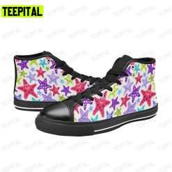 Starfish Adults High Top Canvas Shoes