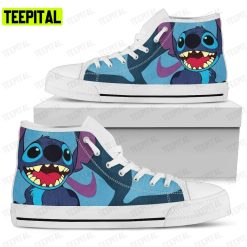 Stitch Lilo Adults High Top Canvas Shoes