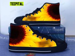Sunflower Adults High Top Canvas Shoes
