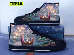 Tangled Adults High Top Canvas Shoes