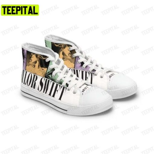 Taylor-Swift Eras Tour Adults High Top Canvas Shoes