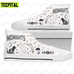 Taylor-Swift Midnights Eras Tour Adults High Top Canvas Shoes