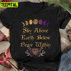 2021 Skype Above Earth Below Peace Within Halloween Gif Sky Love Unisex T-Shirt Sweatshirt Hoodie