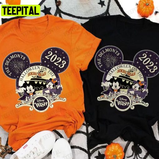 Boo Bash Couple 2023 Disney Cruise Halloween On The High Seas Unisex T-Shirt Sweatshirt Hoodie