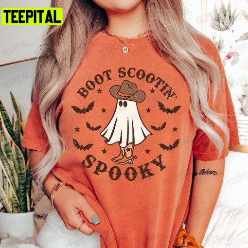 Boot Scootin Spooky Halloween And Unisex T-Shirt Sweatshirt Hoodie