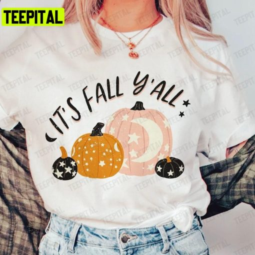 Cute Fall Yall Womens Halloween Pumpkin Spooky Party Graphic Unisex T-Shirt Sweatshirt Hoodie