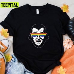 Gay Dracula Funny Bite With Pride Lgbtq+ Halloween Unisex T-Shirt Sweatshirt Hoodie