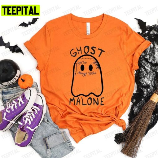 Ghost Malone Halloween Cute And Scary Unisex T-Shirt Sweatshirt Hoodie