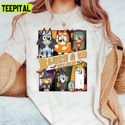 Halloween Blue Heeler Puppy Unisex T-Shirt Sweatshirt Hoodie