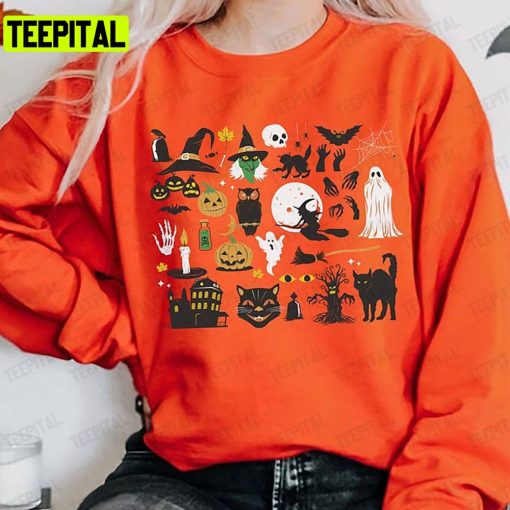 Mystical Little Things Halloween Witchy Women Spooky Unisex T-Shirt Sweatshirt Hoodie