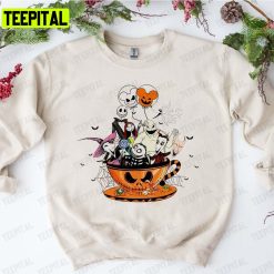 Nightmare Tea Cup Balloon Halloween Unisex T-Shirt Sweatshirt Hoodie