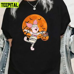 Piglet Mummy Pumpkin Winnie The Pooh Halloween Unisex T-Shirt Sweatshirt Hoodie