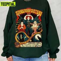 Sanderson Sisters Halloween Witches Salem Mass Unisex T-Shirt Sweatshirt Hoodie