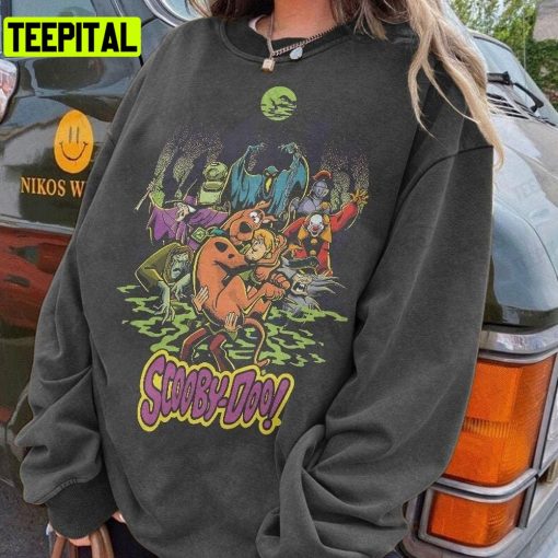 Scooby Doo Halloween Horror Movie Vintage Unisex T-Shirt Sweatshirt Hoodie